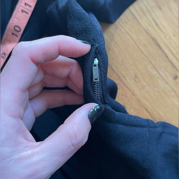 40s Vintage Black Rayon Dress - Picture 8 of 8